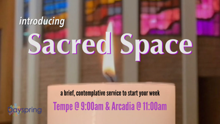 Introducing… Sacred Space