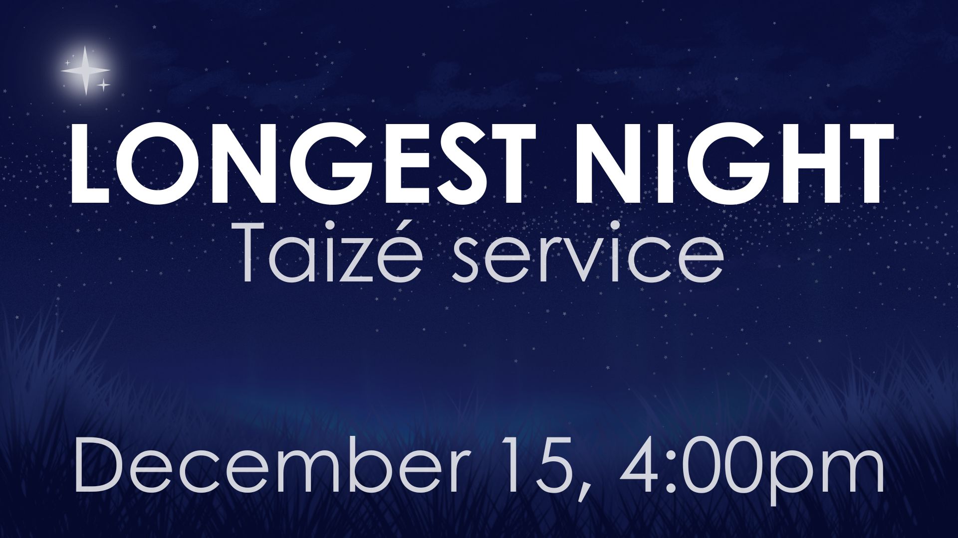 The Longest Night Service