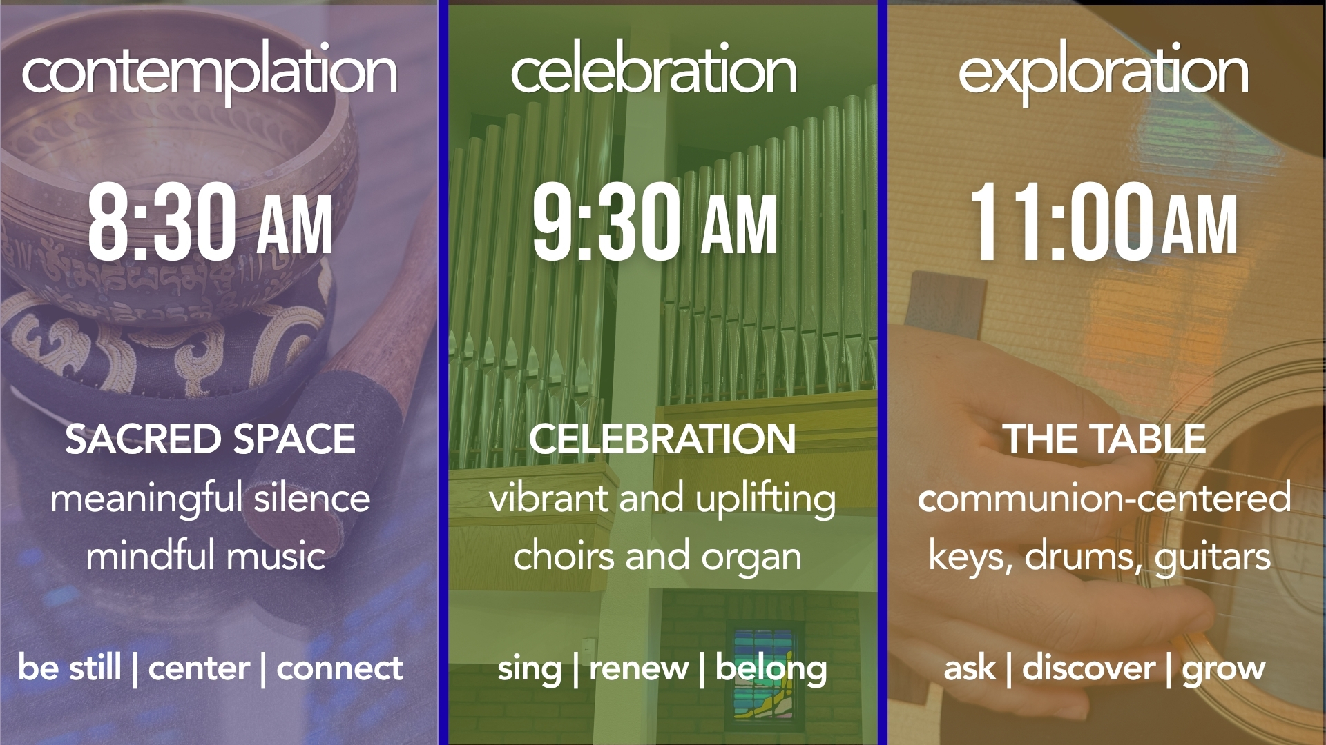 Welcome to a different kind of church. #ChristianDifferently